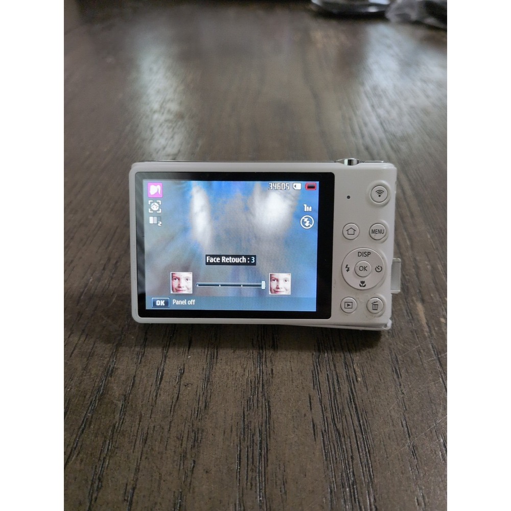 Samsung ST150F 16.2MP Smart Wifi Digital Compact Camera White Tested Memory Card - Picture 4 of 5